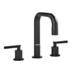 Wishful 8. in Widespread 2-Handle Brass Bathroom Faucet in Matte Black