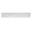 Fondis 24 in.W Engineered Stone Vanity Backsplash in Grain White