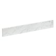 Fondis 36 in.W Engineered Stone Vanity Backsplash in Grain White