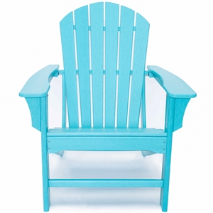 hampton aruba blue outdoor patio adirondack chair