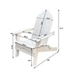 Balboa White Folding Adirondack Patio Chair