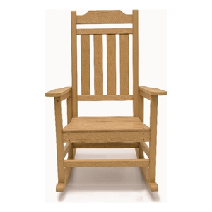 belmont teak all weather indoor-outdoor rocking chair