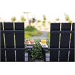 Arcadia Black HDPE Outdoor Adirondack Chair (Set of2)