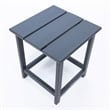 Arcadia Gray HDPE Outdoor Adirondack Chair and Table Set (3-Piece)
