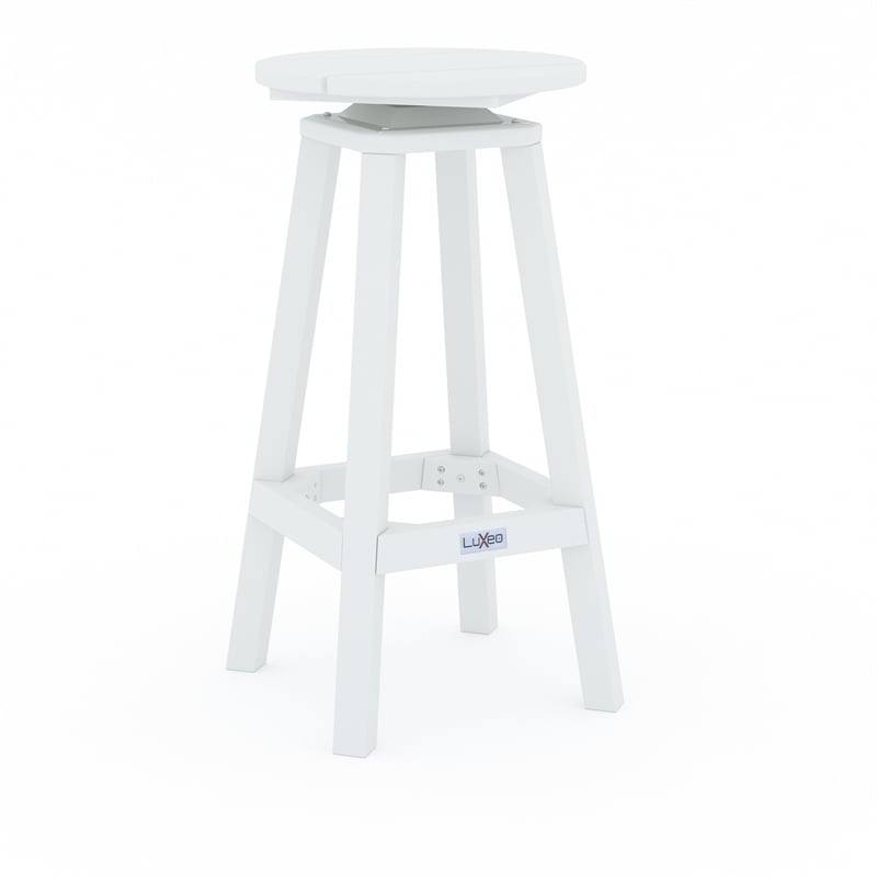 Mason-Cabo HDPE White Round Counter Bar-3 Piece