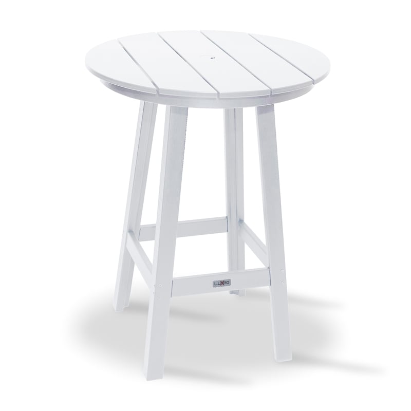 Mason-Cabo HDPE White Round Counter Bar-3 Piece