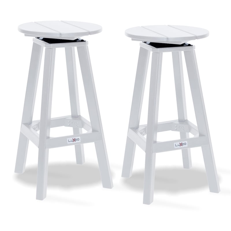 Mason-Cabo HDPE White Round Counter Bar-3 Piece