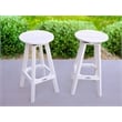Mason-Cabo HDPE White Round Counter Bar-3 Piece
