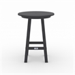 Mason-Cabo HDPE Gray Round Counter Bar- 3 Piece