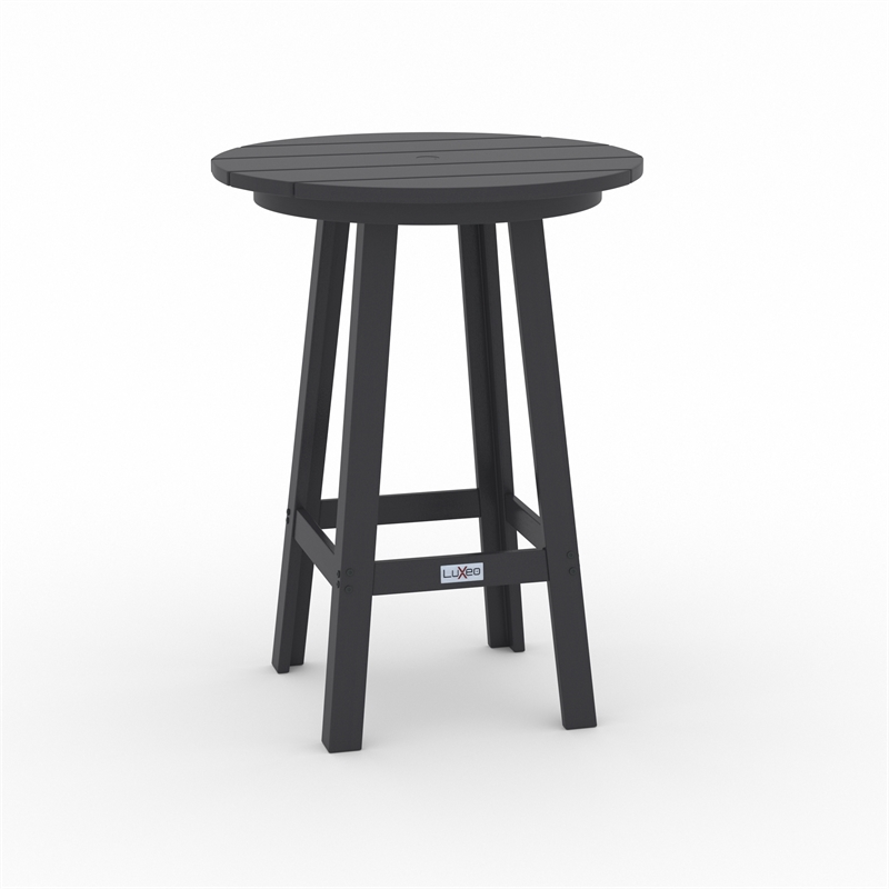 Mason-Cabo HDPE Gray Round Counter Bar- 3 Piece