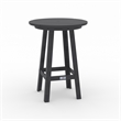 Mason-Cabo HDPE Gray Round Counter Bar- 3 Piece