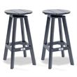 Mason-Cabo HDPE Gray Round Counter Bar- 3 Piece