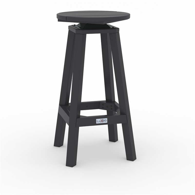 Mason-Cabo HDPE Gray Round Counter Bar- 3 Piece