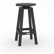 Mason-Cabo HDPE Gray Round Counter Bar- 3 Piece