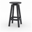 Mason-Cabo HDPE Gray Round Counter Bar- 3 Piece