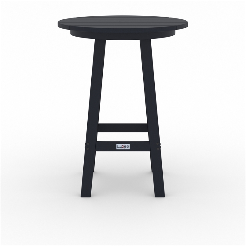 Mason-Cabo HDPE Black Round Counter Bar-3 Piece