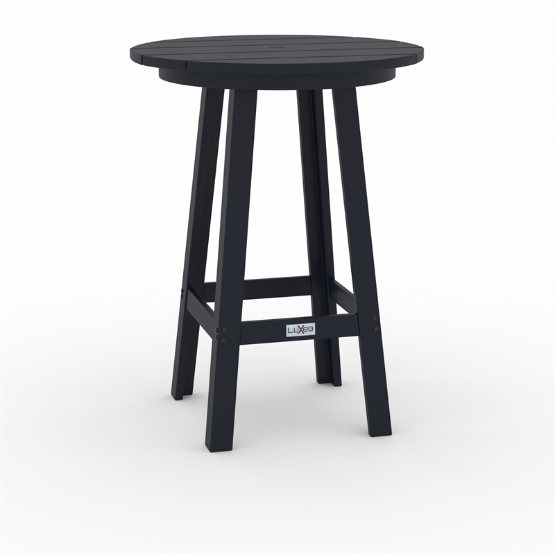 Mason-Cabo HDPE Black Round Counter Bar-3 Piece