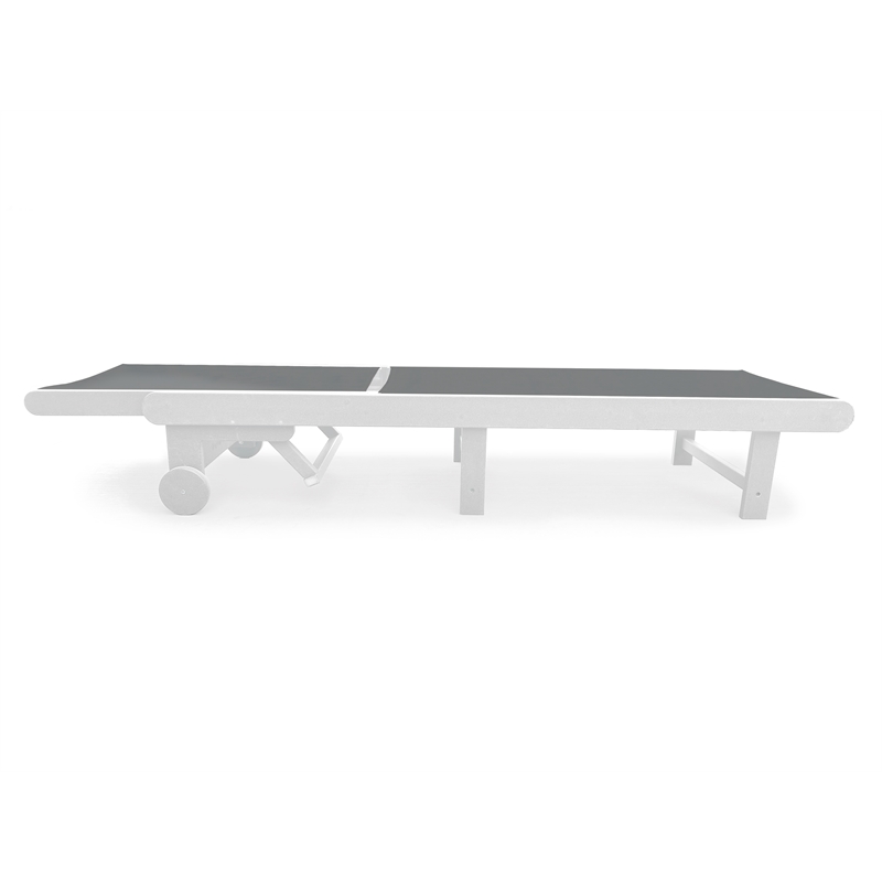 Venice White HDPE Chaise Lounge-Set of 2