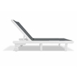 Venice White HDPE Chaise Lounge-Set of 2