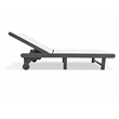 Venice Gray HDPE Chaise Lounge-Set of 2