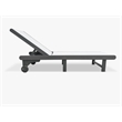 Venice Gray HDPE Chaise Lounge-Set of 2