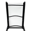 Venice Black HDPE Chaise Lounge-Set of 2