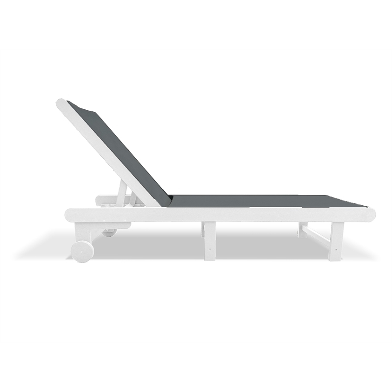 Venice HDPE Chaise Lounge-White (Set of 4)