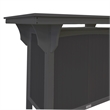Cancun HDPE Serving Bar- Gray Two Tone