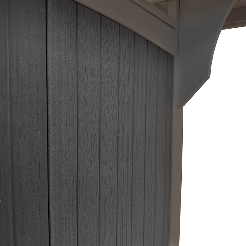 Cancun HDPE Serving Bar- Gray Two Tone