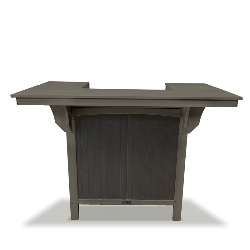 Cancun HDPE Serving Bar- Gray Two Tone