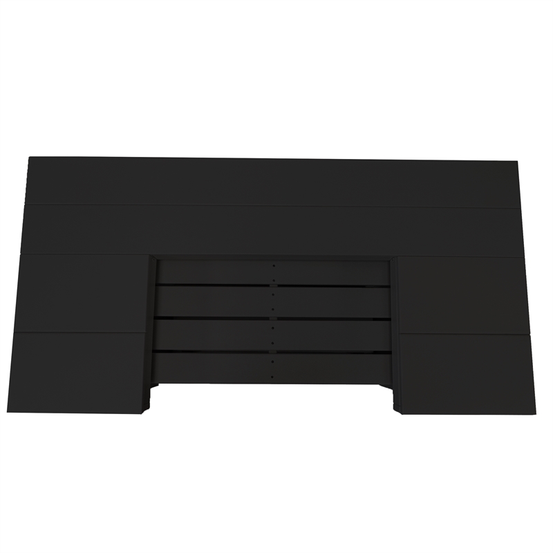 Cancun HDPE Serving Bar- Black Two Tone