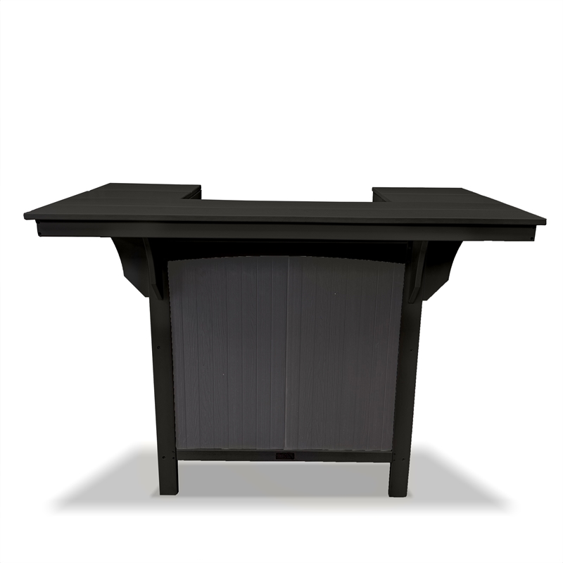 Cancun HDPE Serving Bar- Black Two Tone