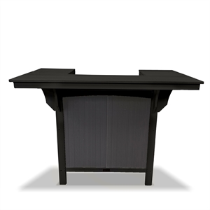 Cancun HDPE Serving Bar- Black Two Tone