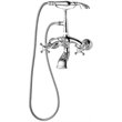 Vinnova Juniper Adjustable Center Wall Mount Tub Faucet in Chrome