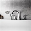 Vinnova Claudius Roman Tub Faucet with Hand Held Shower in Chrome