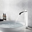 Vinnova Belair Single Lever Vessel Bathroom Faucet in Nickel
