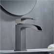 Vinnova Liberty Single Handle Basin Bathroom Faucet in Gun Metal Gray