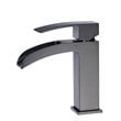 Vinnova Liberty Single Handle Basin Bathroom Faucet in Gun Metal Gray