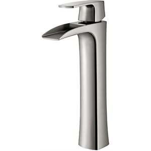 Vinnova Ciara Single Lever Vessel Bathroom Faucet in Brushed Nickel