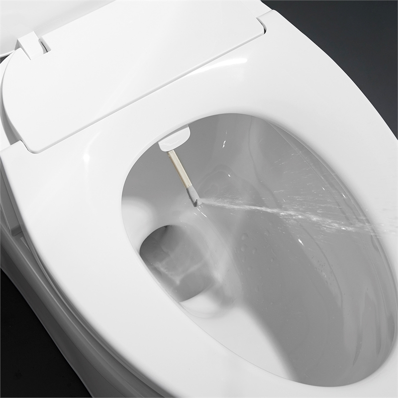 Vinnova Taranto Non-Electric Bidet for Elongated Toilet Seat in White