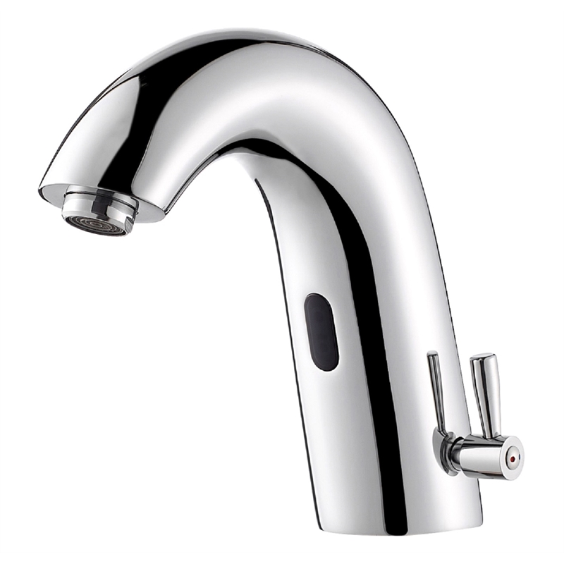 Jumilla Automatic Sensor Touchless Single-Hole Polished Chrome Bathroom Faucet
