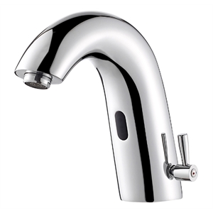 jumilla automatic sensor touchless single-hole polished chrome bathroom faucet