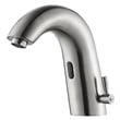 Jumilla Automatic Sensor Touchless Single-Hole Satin Nickel Bathroom Faucet
