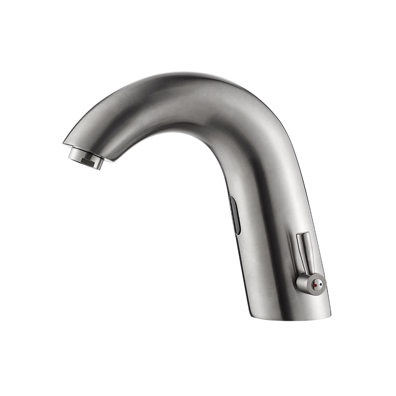 Jumilla Automatic Sensor Touchless Single-Hole Satin Nickel Bathroom Faucet