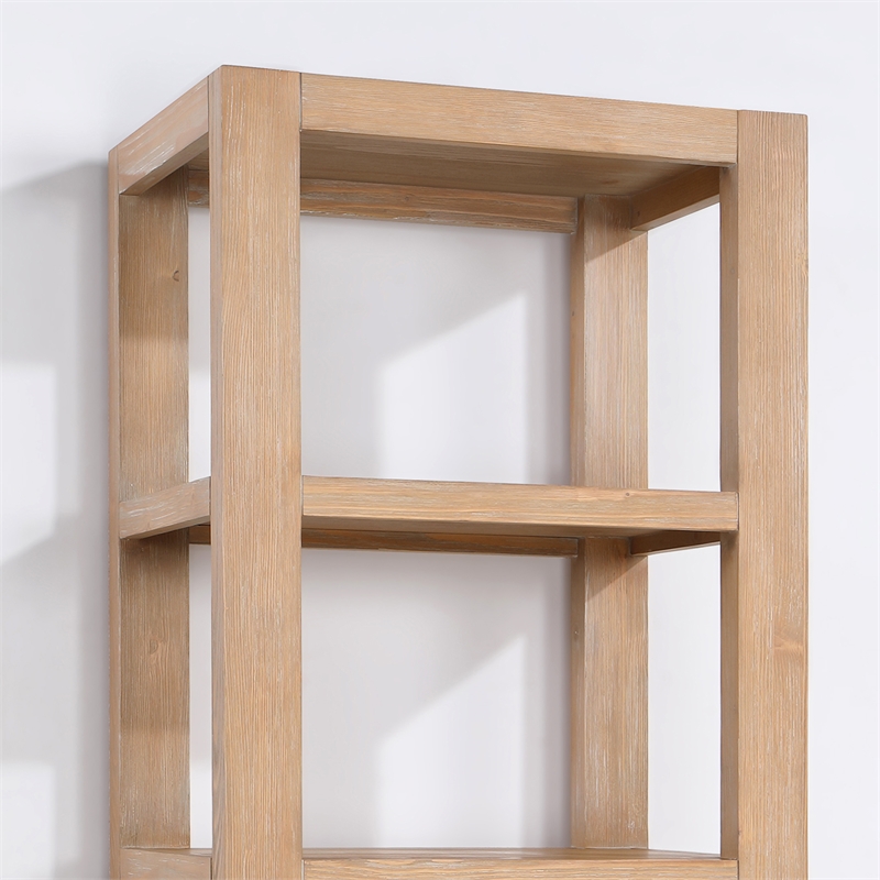 Leon 22in. Brown Linen Storage Cabinet for Bathroom and more