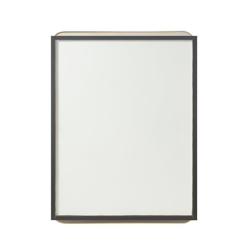 Talayuela 24 in.W x 32 in.H Aluminum Framed Medicine Cabinet in Brushed Gold