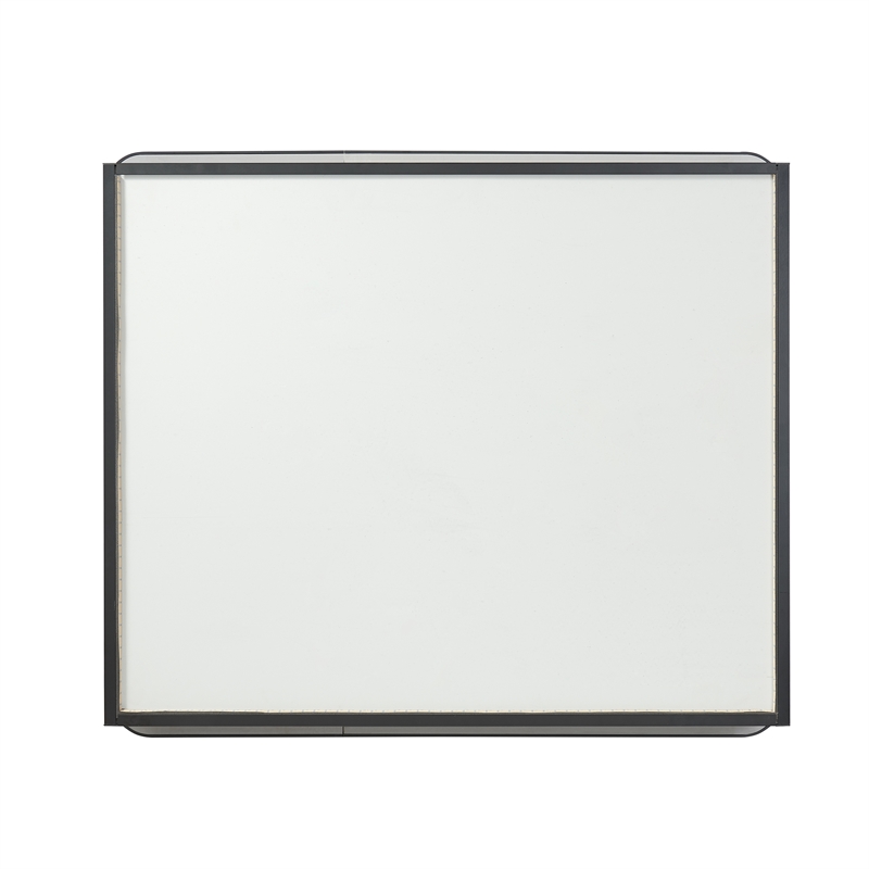 Talayuela 36 in.W x 32 in.H Aluminum Framed Medicine Cabinet in Brushed Black