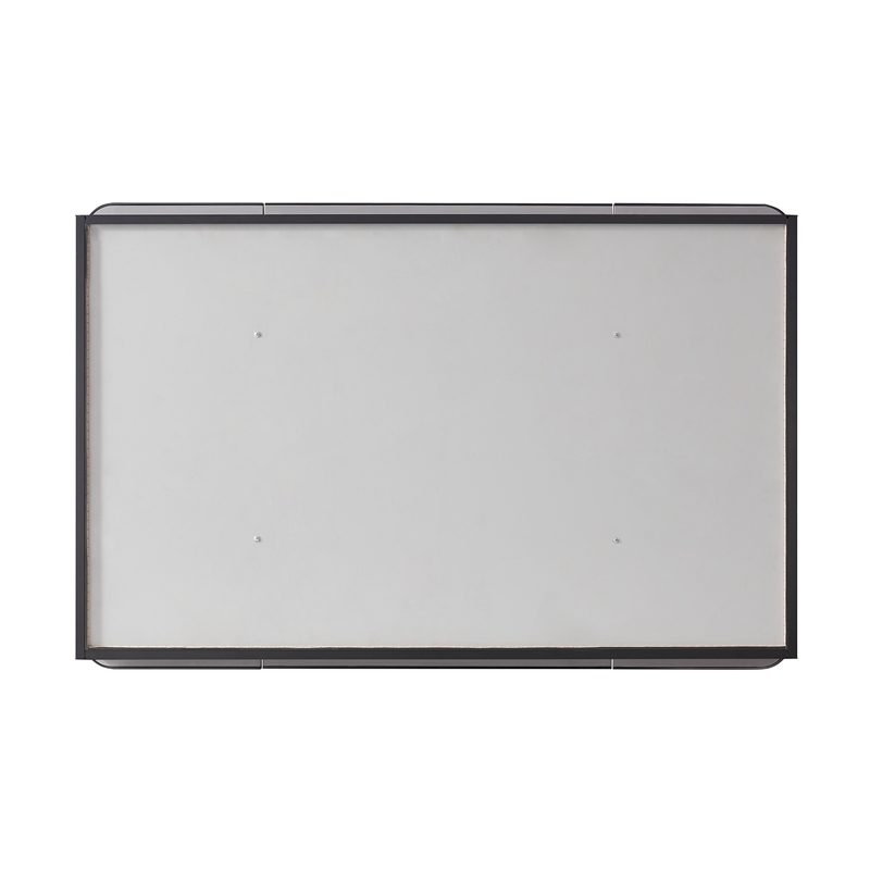 Talayuela 48 in.W x 32 in.H Aluminum Framed Medicine Cabinet in Brushed Black