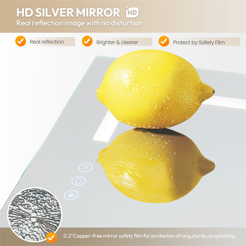 Cervia 47.2 in.W x 29.5 in.H Medicine Cabinet with Aluminum Frameless LED Mirror