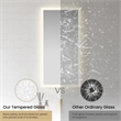 Beijing 18 in. W x 40 in. H Rectangular Acrylic Frameless LED Bathroom Mirror